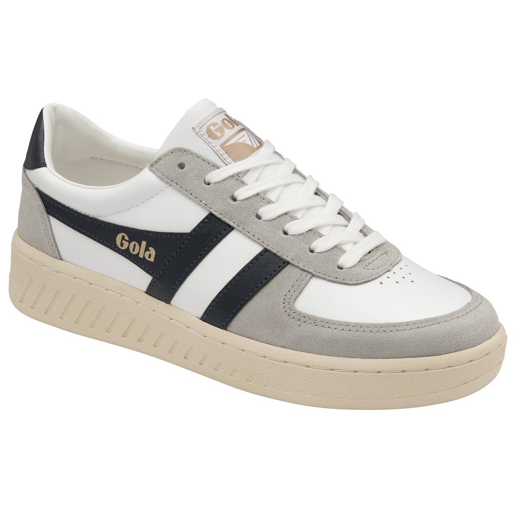 Gola Classics Grandslam Quadrant Sneakers Białe Głęboka Szare Granatowe Polska | 1879XFSCE