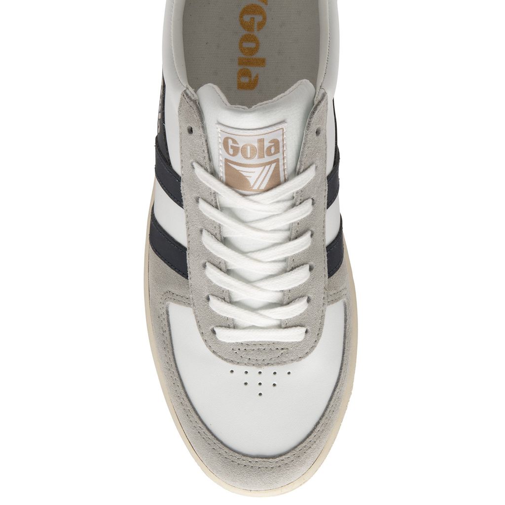 Gola Classics Grandslam Quadrant Sneakers Białe Głęboka Szare Granatowe Polska | 1879XFSCE