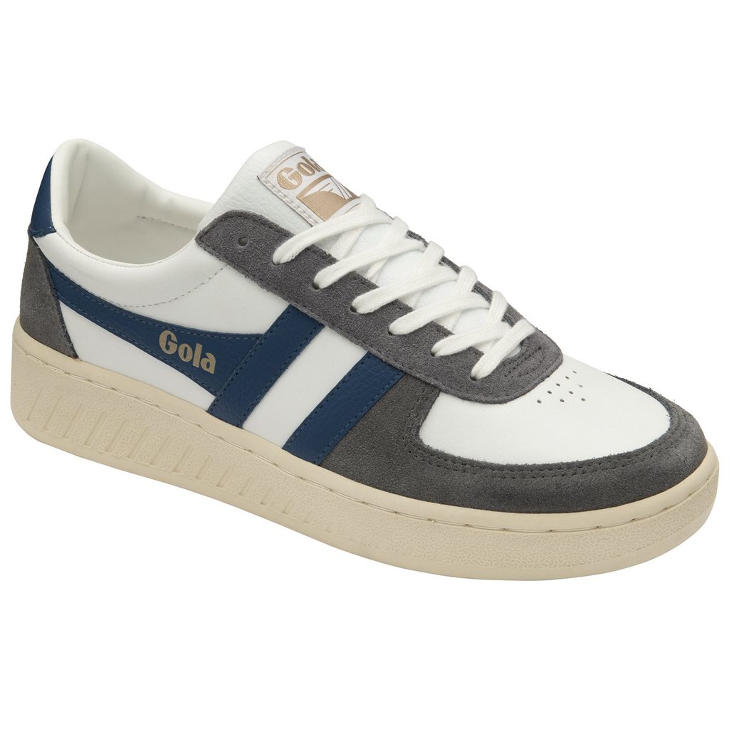Gola Classics Grandslam Quadrant Sneakers Białe Niebieskie Polska | 2614FNEPZ