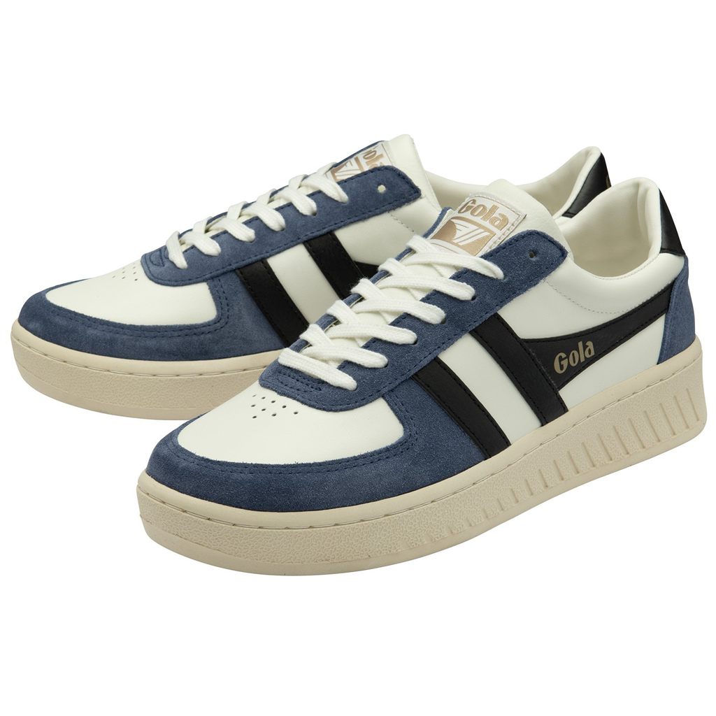 Gola Classics Grandslam Quadrant Sneakers Białe Czarne Polska | 9735ZJVWY