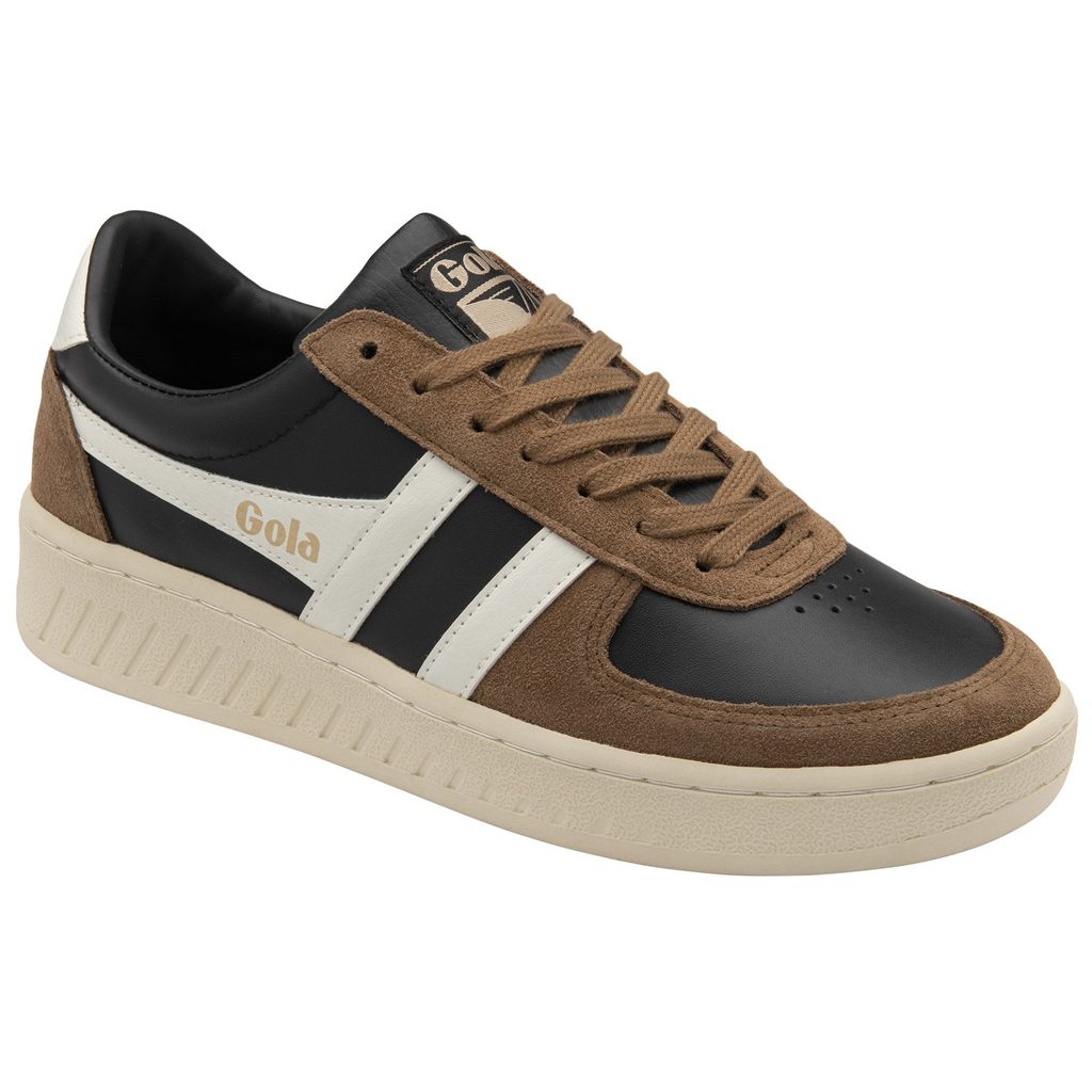 Gola Classics Grandslam Quadrant Sneakers Czarne Białe Polska | 6487YEHNJ
