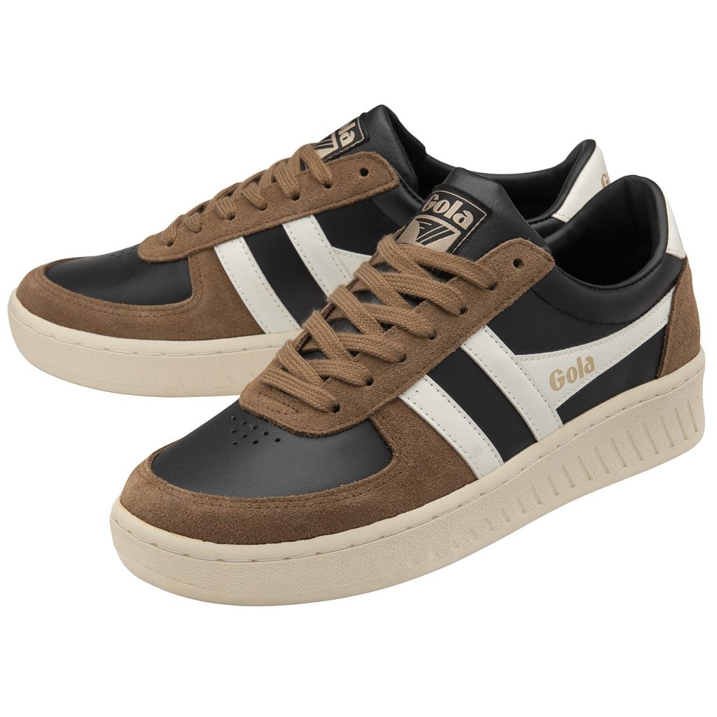 Gola Classics Grandslam Quadrant Sneakers Czarne Białe Polska | 6487YEHNJ