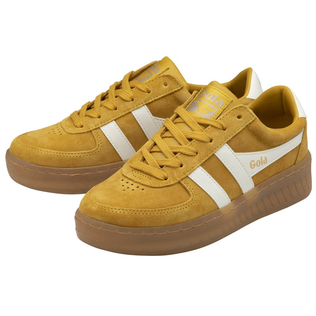 Gola Classics Grandslam Suede Sneakers Białe Polska | 8201GZYMX
