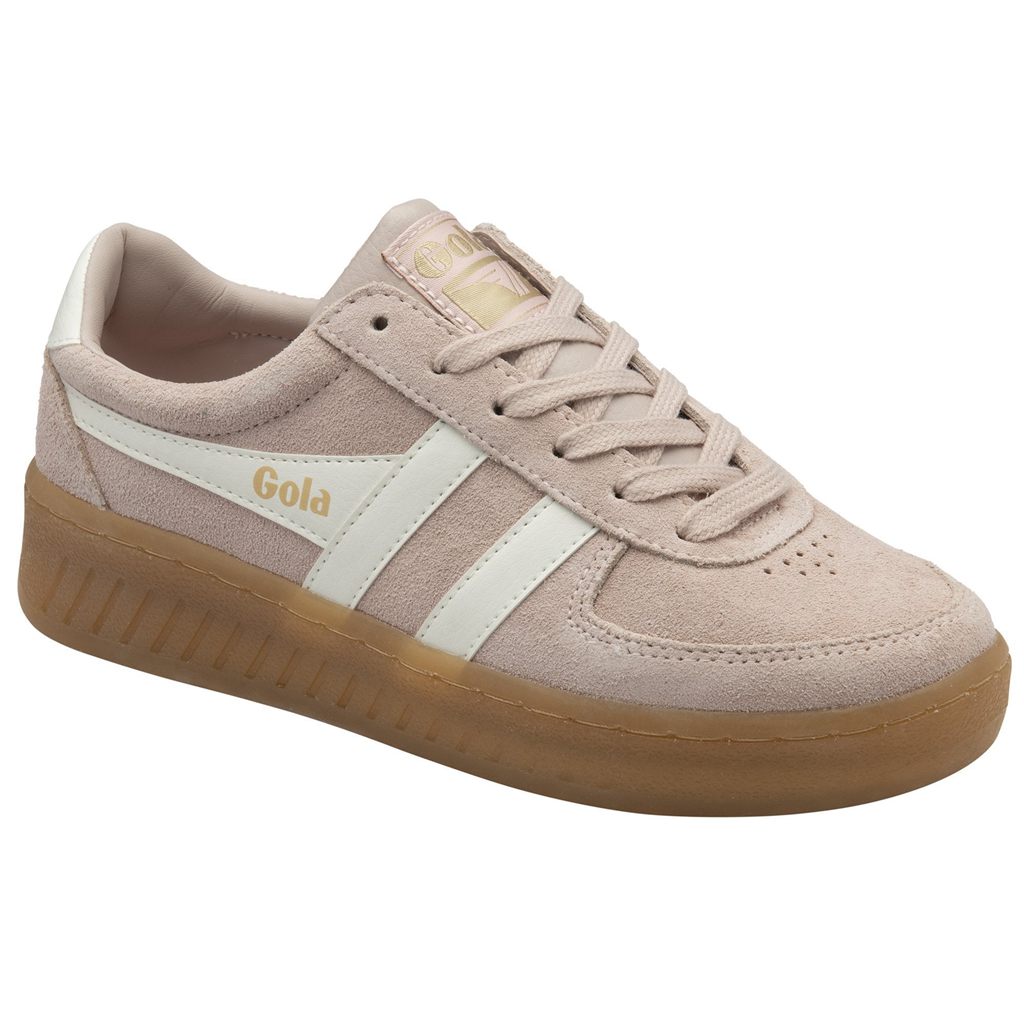 Gola Classics Grandslam Suede Sneakers Różowe Białe Polska | 2058WSJVO