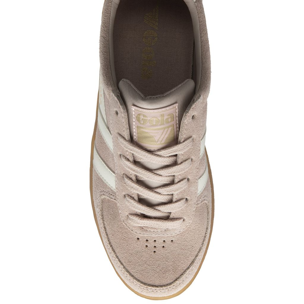 Gola Classics Grandslam Suede Sneakers Różowe Białe Polska | 2058WSJVO