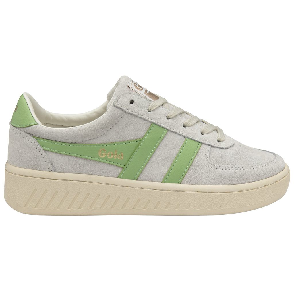 Gola Classics Grandslam Suede Sneakers Białe Zielone Polska | 0157HACUQ