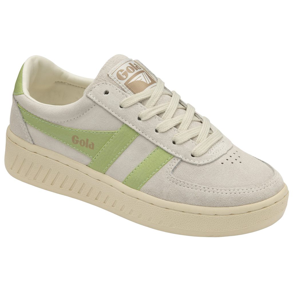 Gola Classics Grandslam Suede Sneakers Białe Zielone Polska | 0157HACUQ