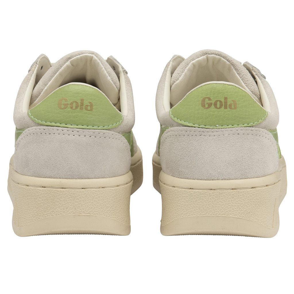 Gola Classics Grandslam Suede Sneakers Białe Zielone Polska | 0157HACUQ