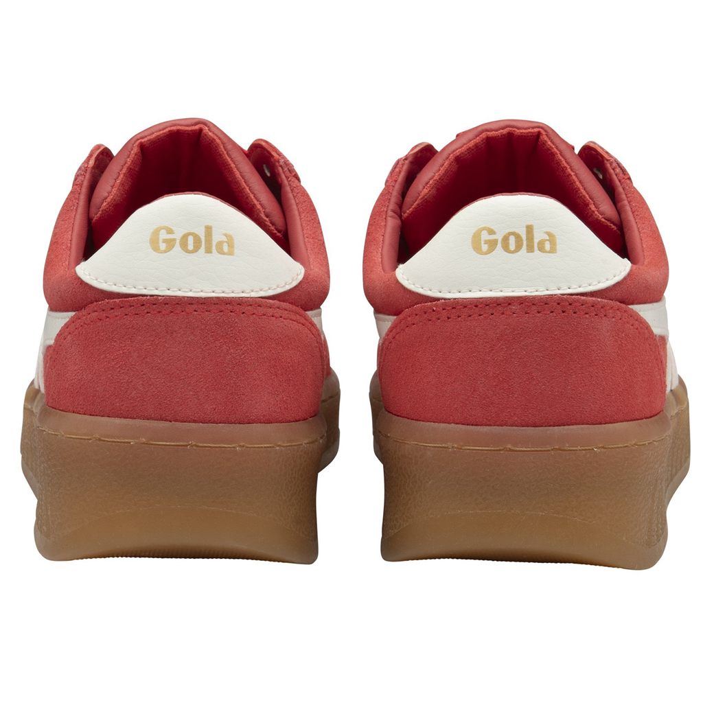 Gola Classics Grandslam Suede Sneakers Koralowe Białe Polska | 9086TKNAB