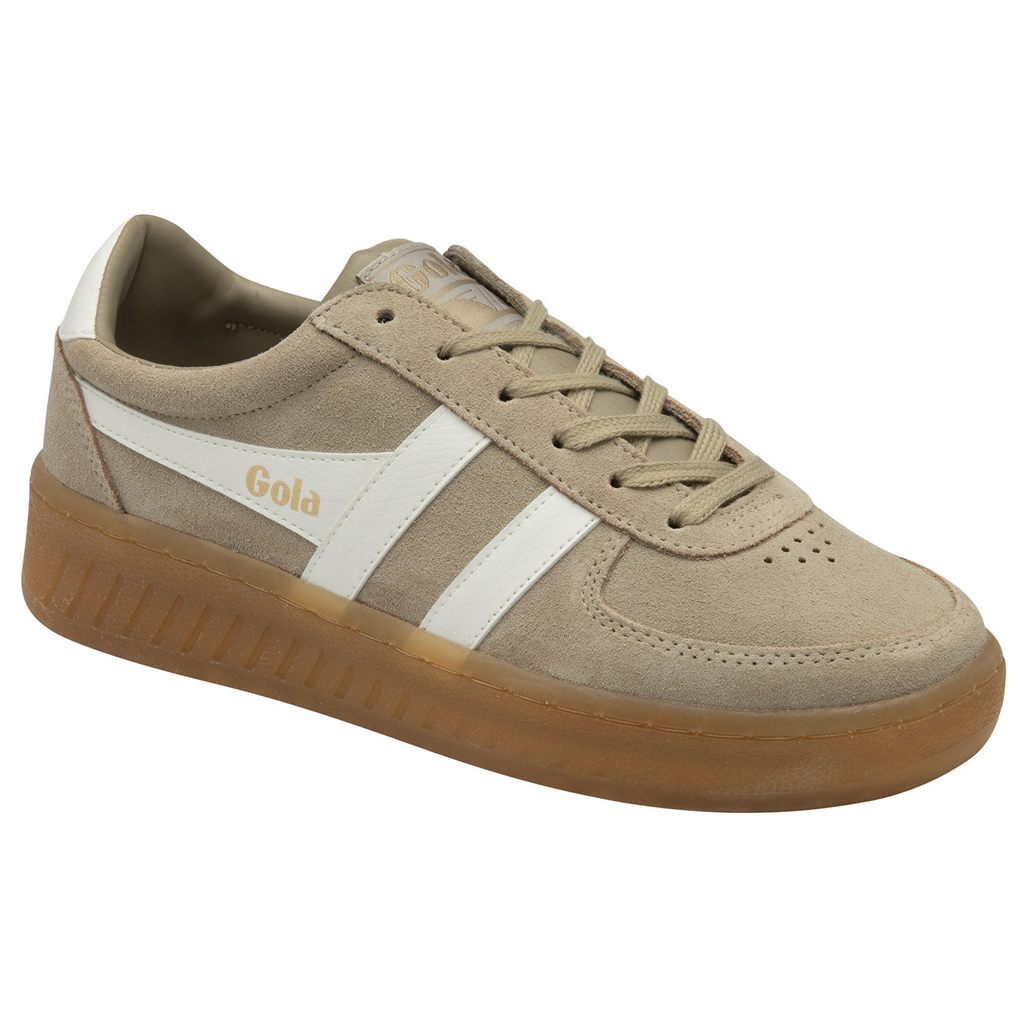 Gola Classics Grandslam Suede Sneakers Białe Polska | 8312HBRVD