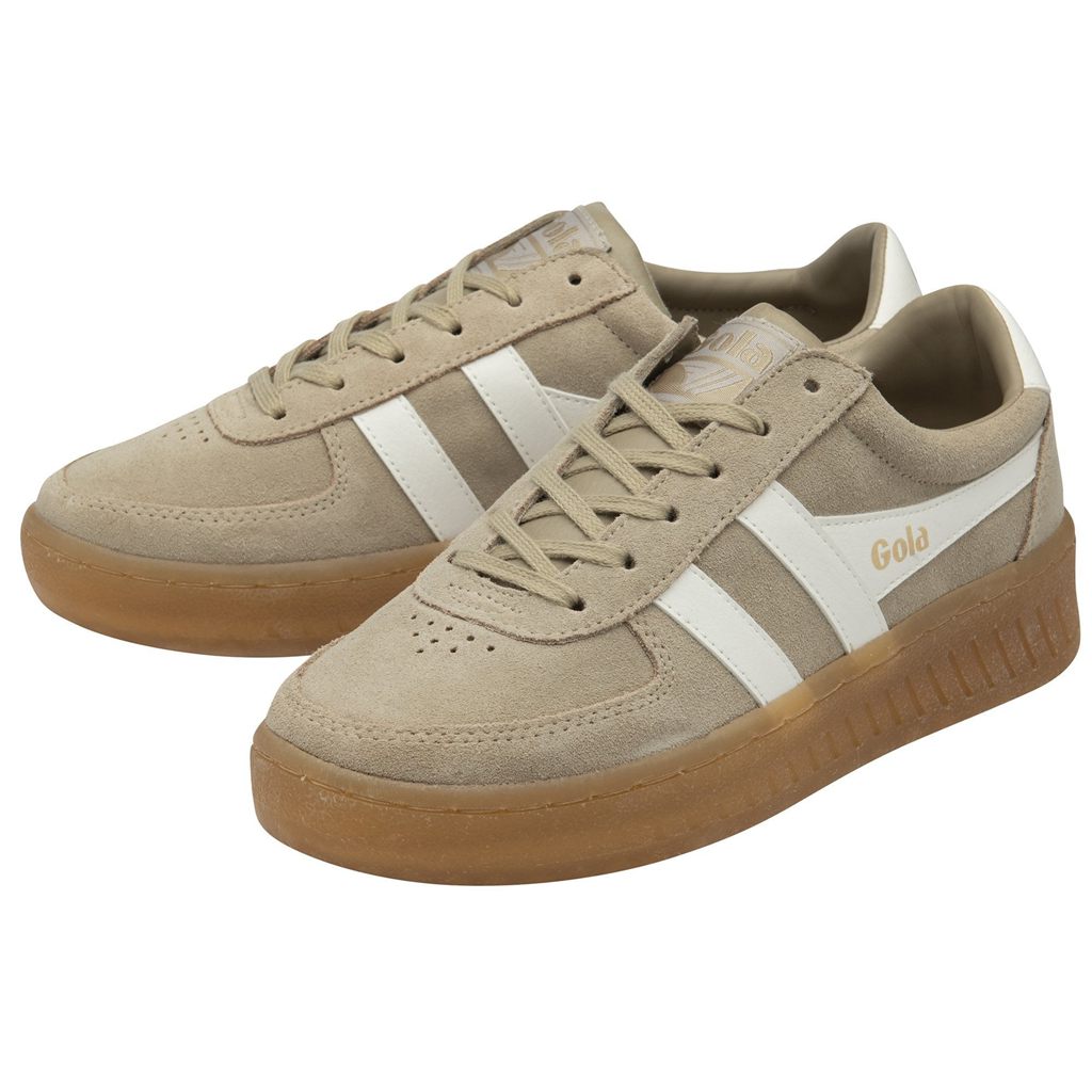 Gola Classics Grandslam Suede Sneakers Białe Polska | 8312HBRVD