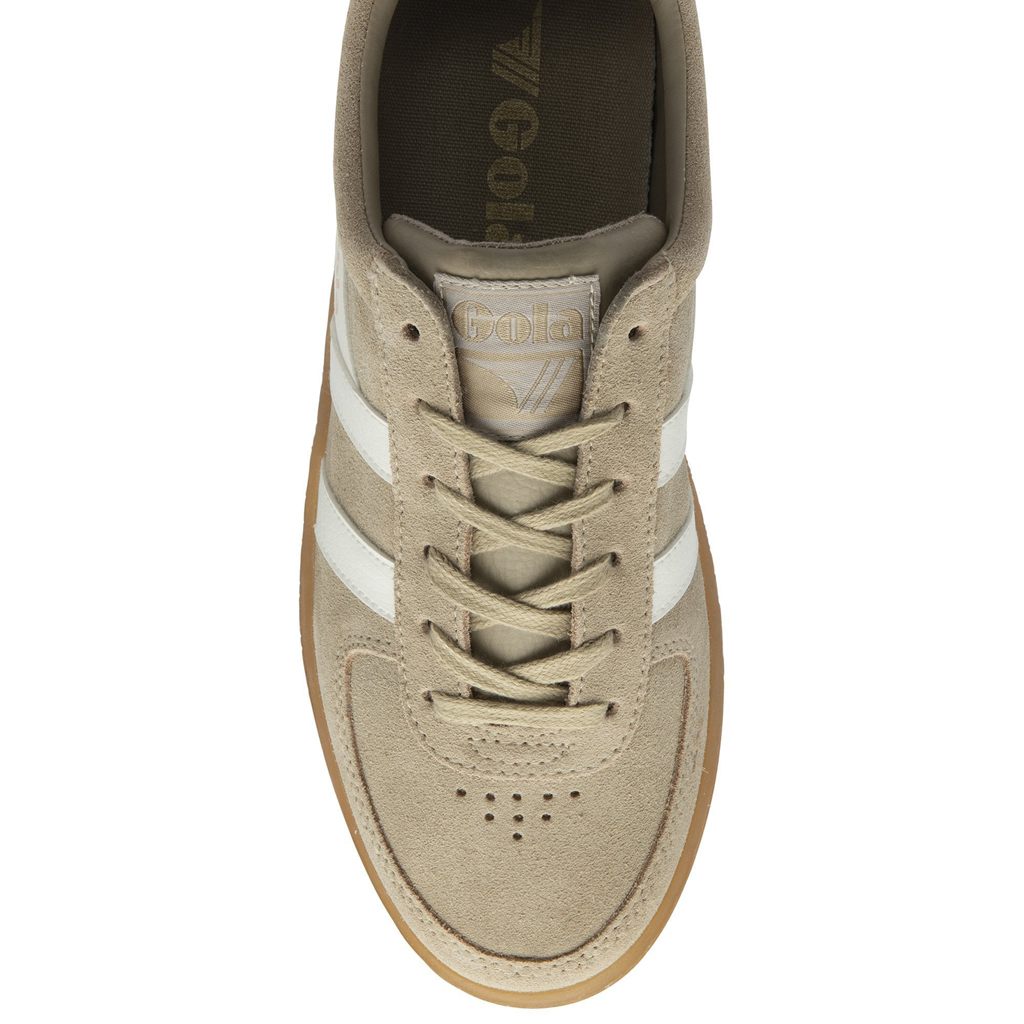 Gola Classics Grandslam Suede Sneakers Białe Polska | 8312HBRVD