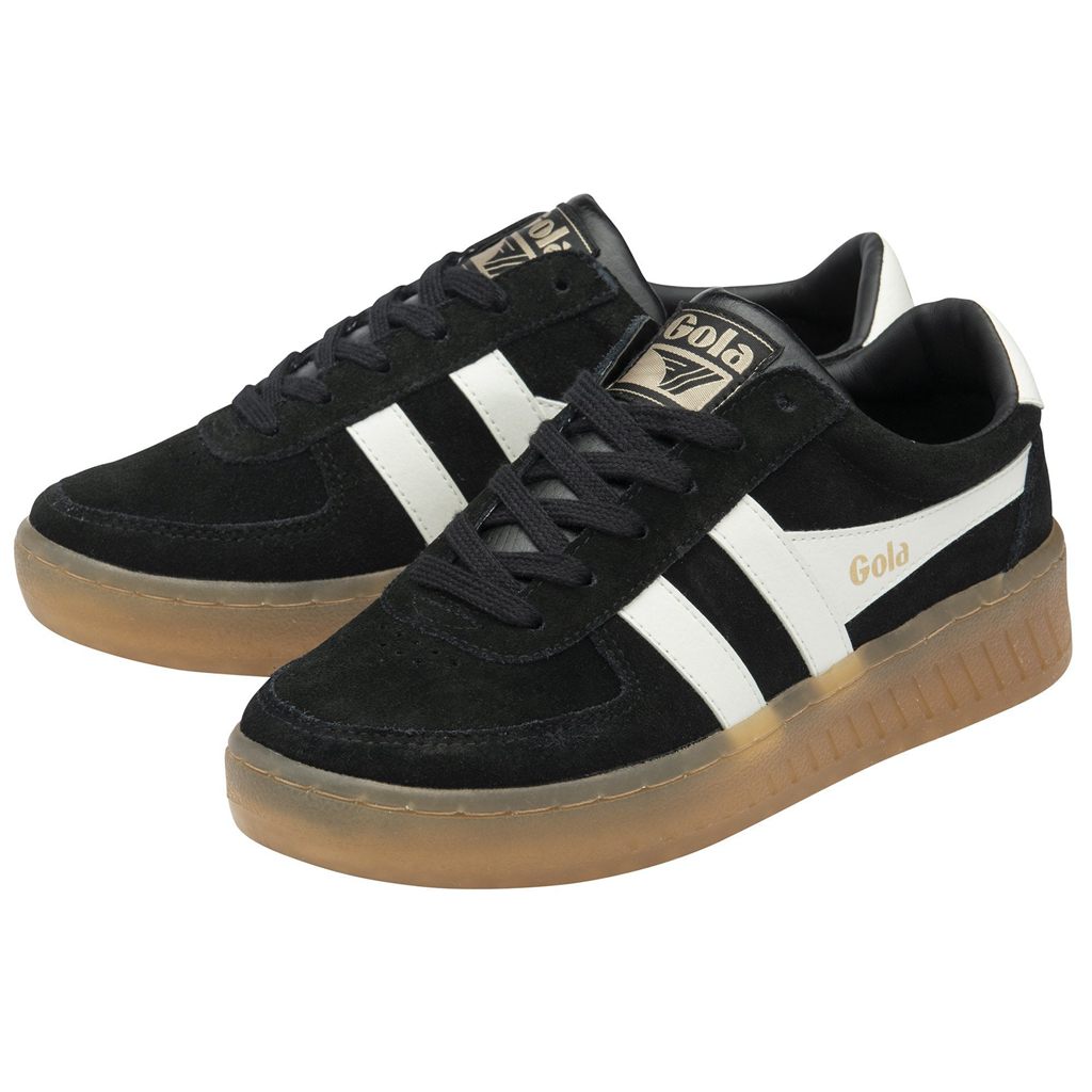 Gola Classics Grandslam Suede Sneakers Czarne Białe Polska | 2589WAEPS
