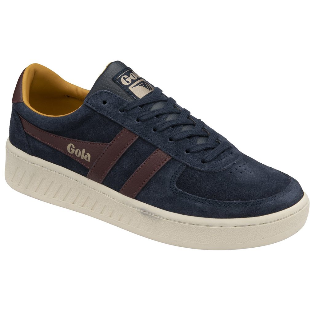 Gola Classics Grandslam Suede Sneakers Granatowe Bordowe Polska | 0127VKGHE