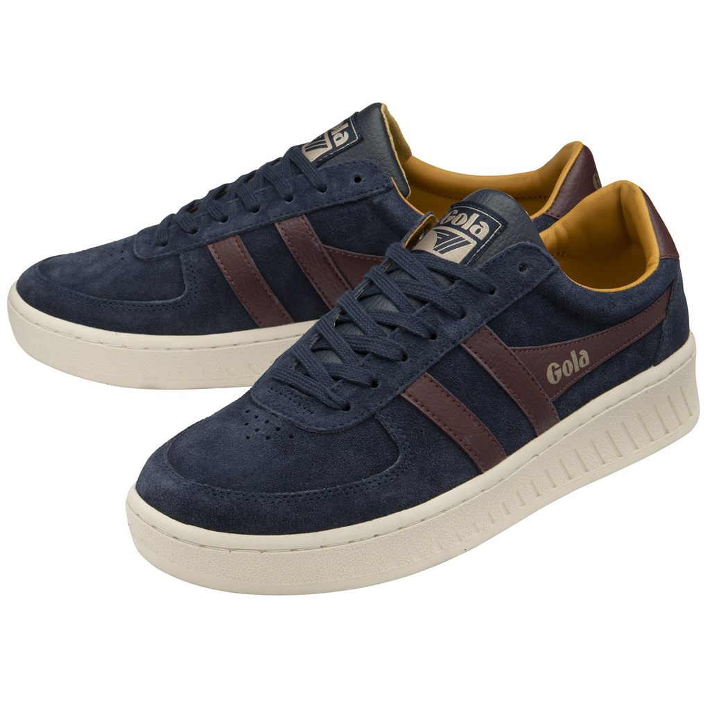 Gola Classics Grandslam Suede Sneakers Granatowe Bordowe Polska | 0127VKGHE