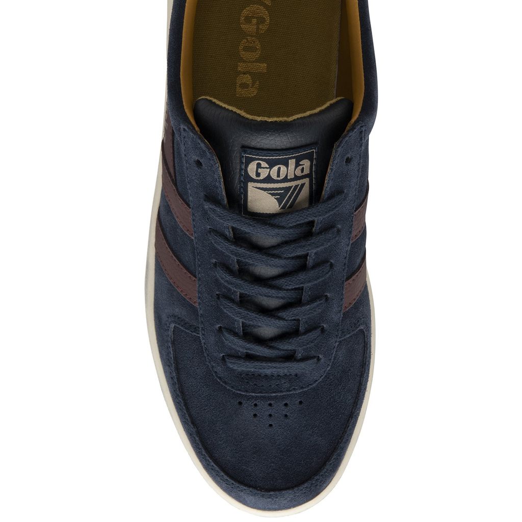 Gola Classics Grandslam Suede Sneakers Granatowe Bordowe Polska | 0127VKGHE