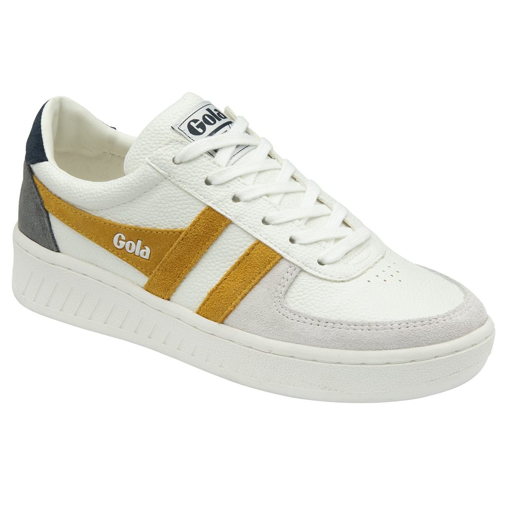 Gola Classics Grandslam Trident Sneakers Białe Granatowe Polska | 4167RTBGS