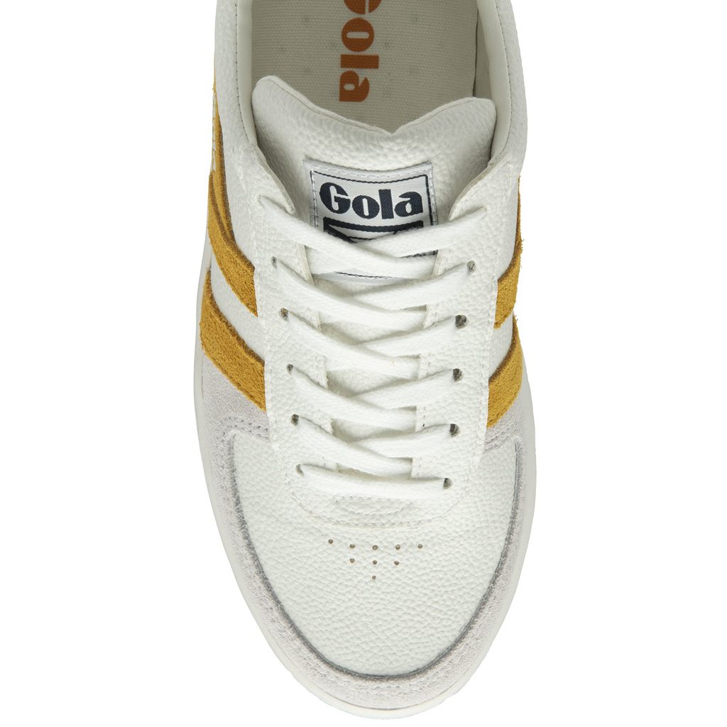 Gola Classics Grandslam Trident Sneakers Białe Granatowe Polska | 4167RTBGS