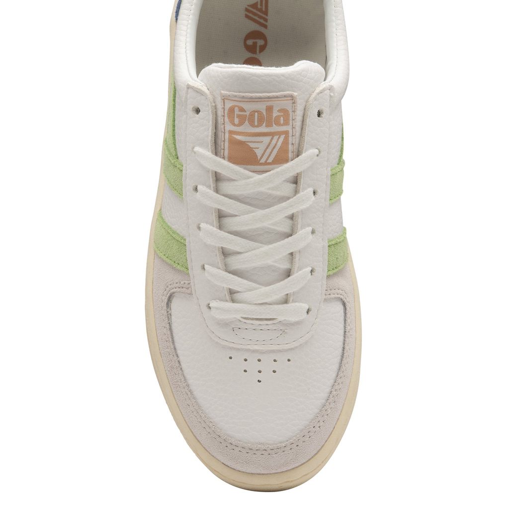 Gola Classics Grandslam Trident Sneakers Białe Zielone Różowe Polska | 9437HNTYJ