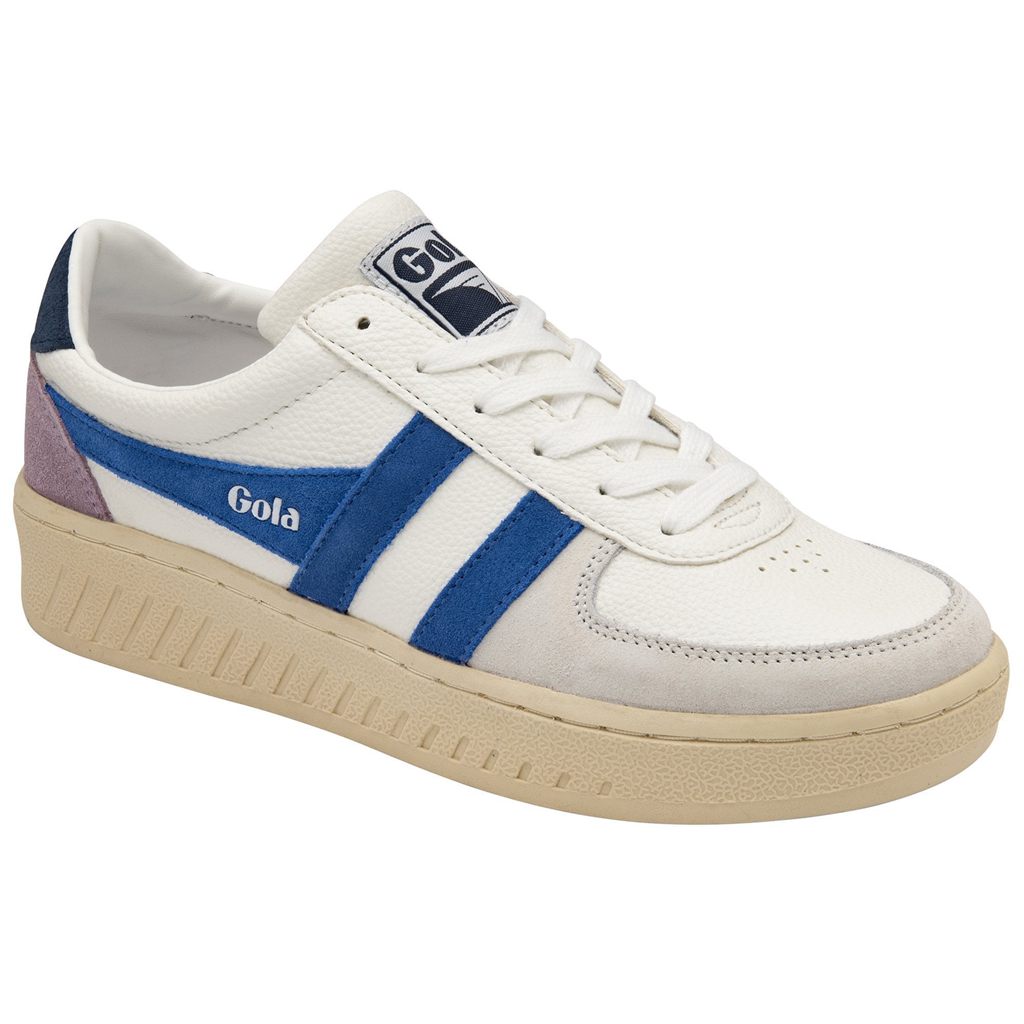 Gola Classics Grandslam Trident Sneakers Białe Granatowe Polska | 8672DMWXH