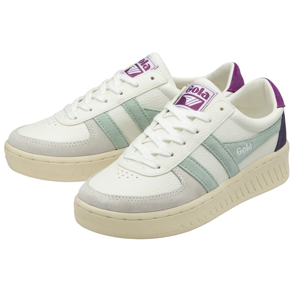 Gola Classics Grandslam Trident Sneakers Białe Polska | 8296JRGFO