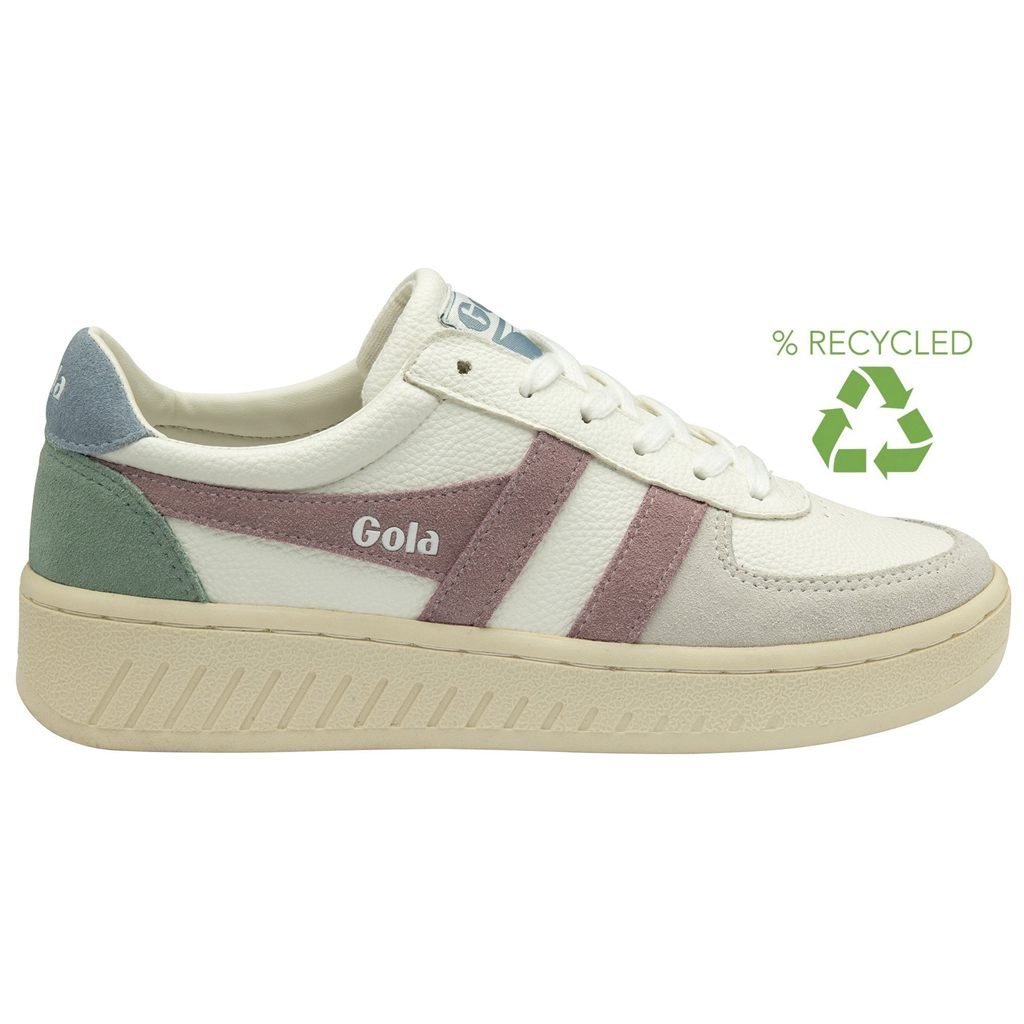 Gola Classics Grandslam Trident Sneakers Białe Różowe Polska | 7693UCIEJ