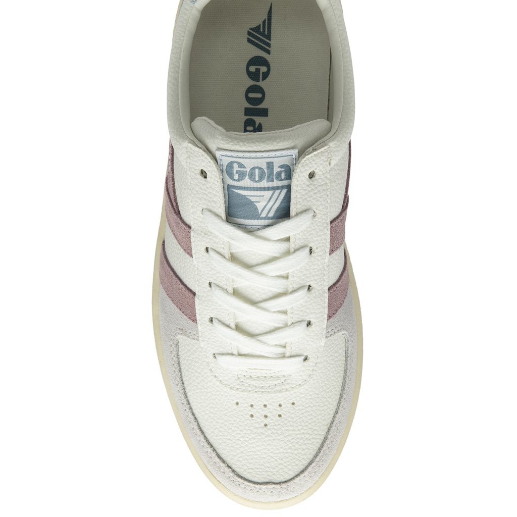 Gola Classics Grandslam Trident Sneakers Białe Różowe Polska | 7693UCIEJ