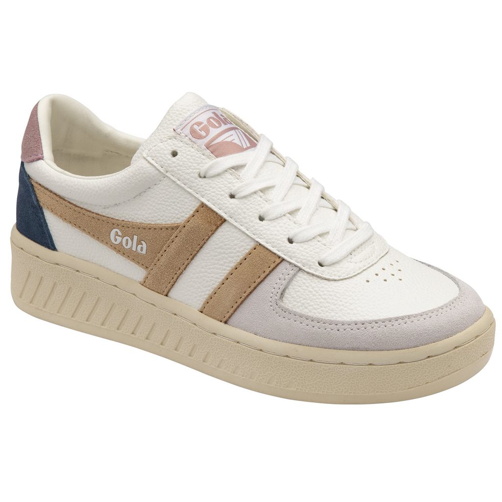 Gola Classics Grandslam Trident Sneakers Białe Różowe Polska | 0395GXADI