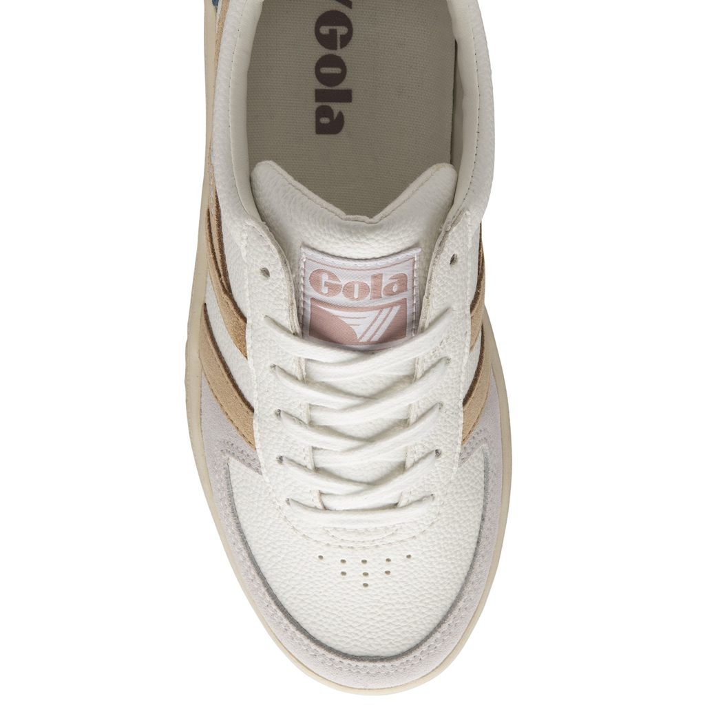 Gola Classics Grandslam Trident Sneakers Białe Różowe Polska | 0395GXADI