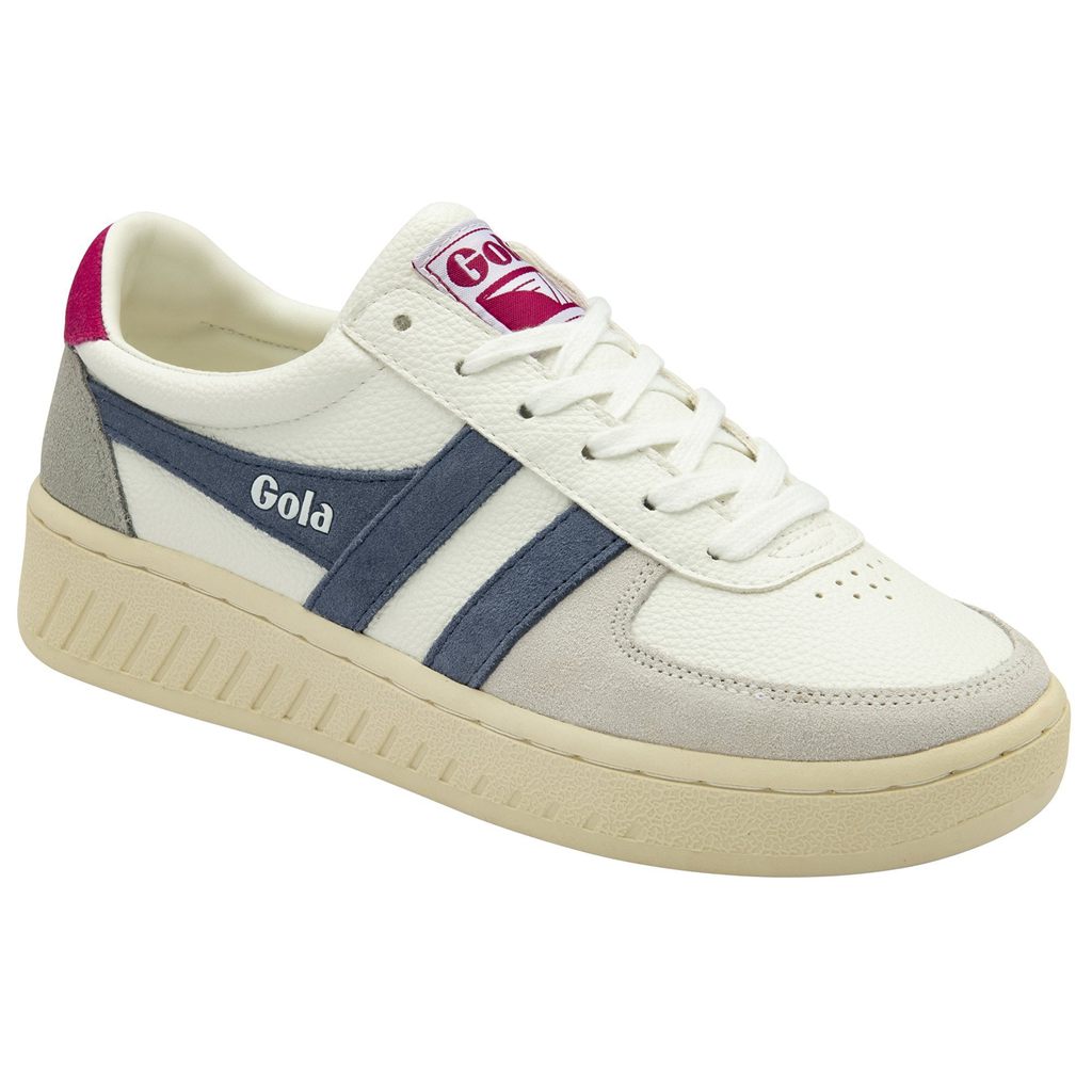 Gola Classics Grandslam Trident Sneakers Białe Fuksja Polska | 5087WFGHP