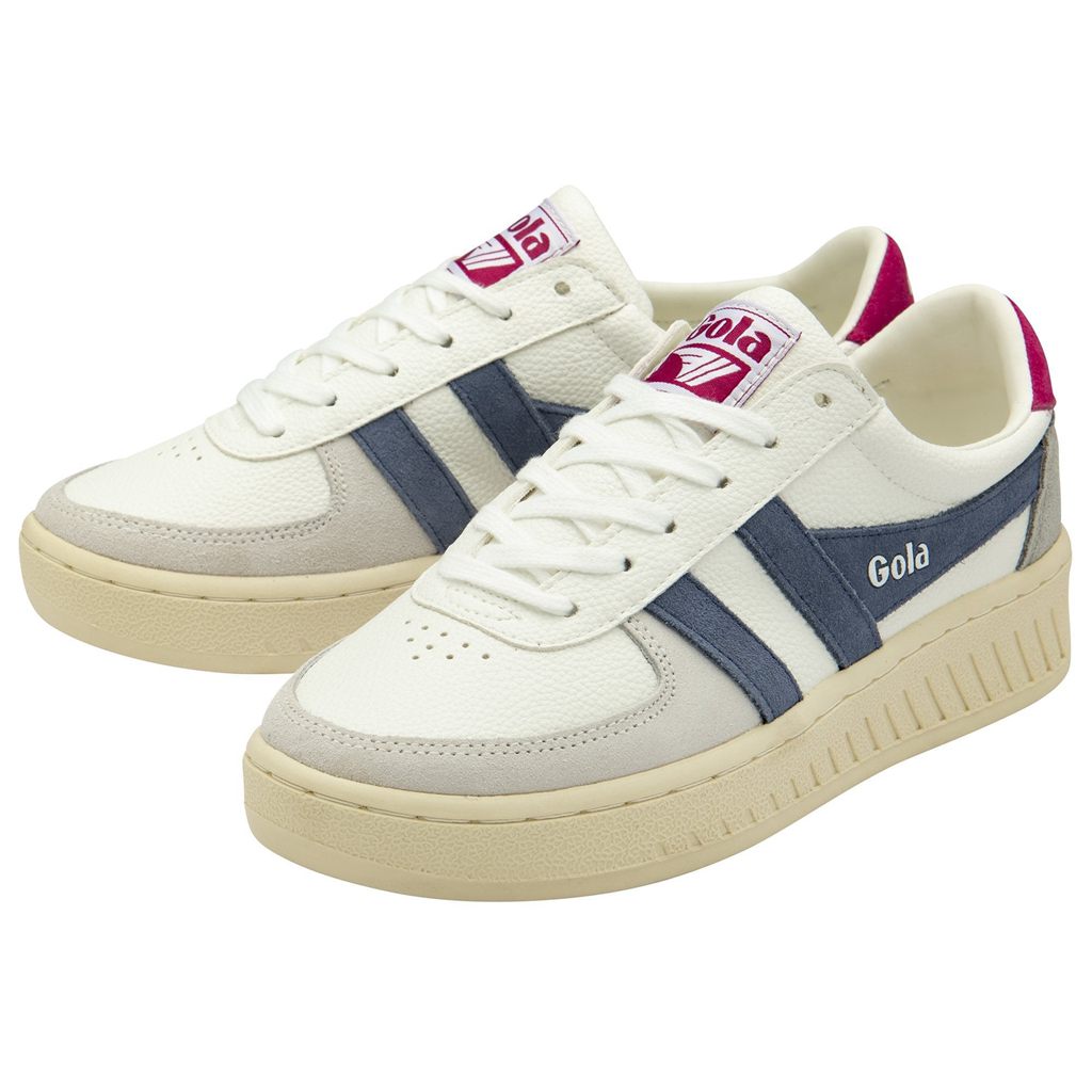 Gola Classics Grandslam Trident Sneakers Białe Fuksja Polska | 5087WFGHP
