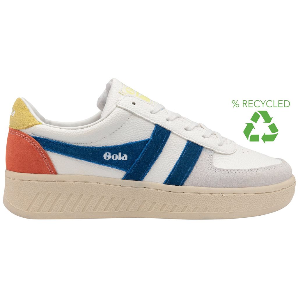 Gola Classics Grandslam Trident Sneakers Białe Niebieskie Polska | 0915JUTVH