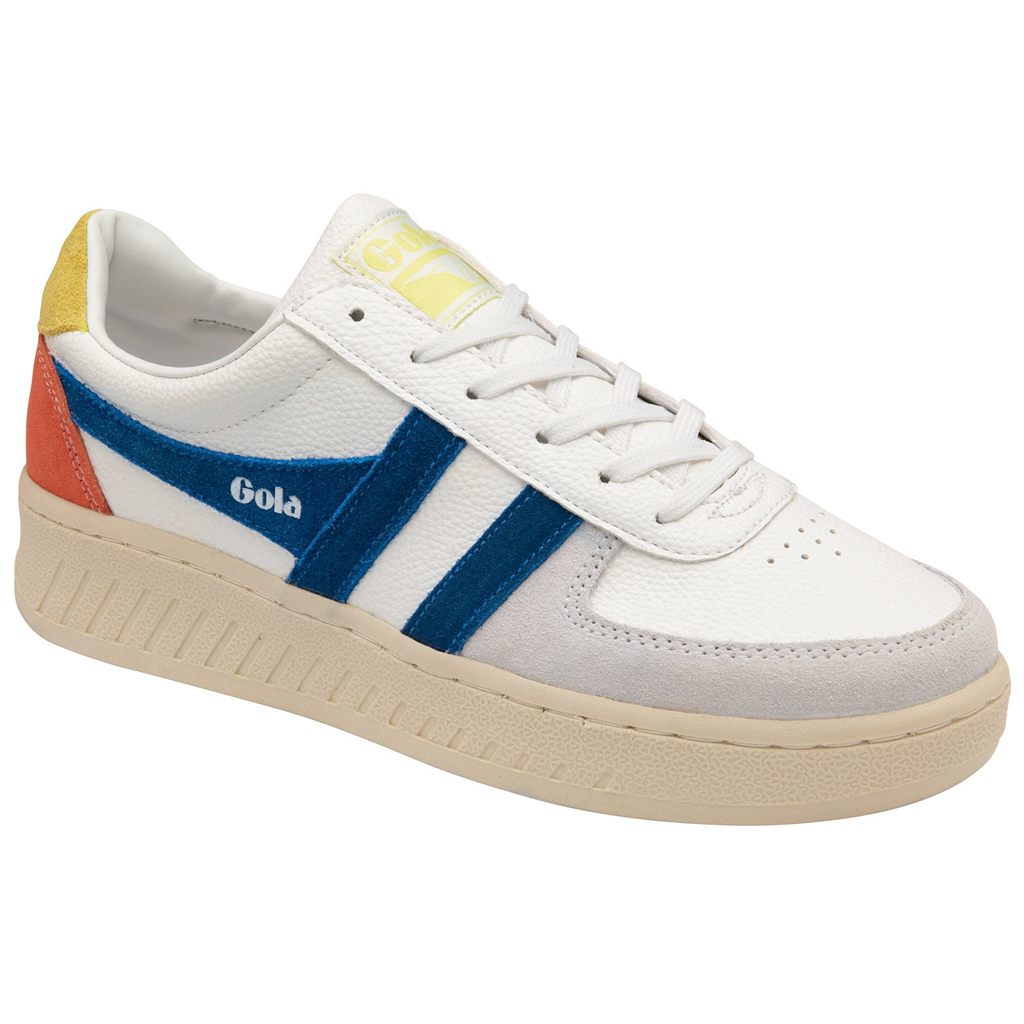 Gola Classics Grandslam Trident Sneakers Białe Niebieskie Polska | 0915JUTVH