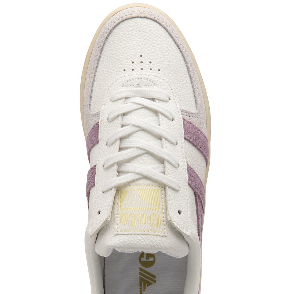 Gola Classics Grandslam Trident Sneakers Białe Cytrynowy Polska | 1698XYGJB
