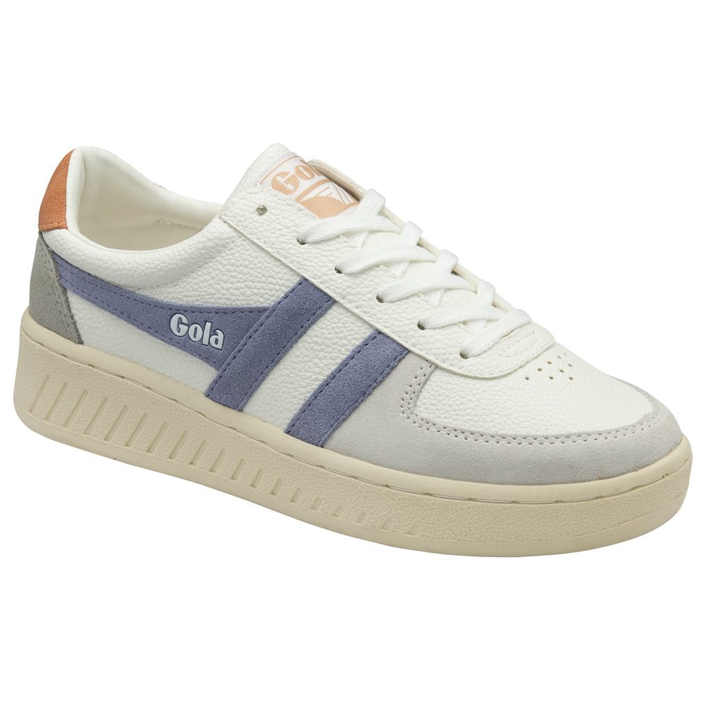 Gola Classics Grandslam Trident Sneakers Białe Lawenda Polska | 7398ETZWA