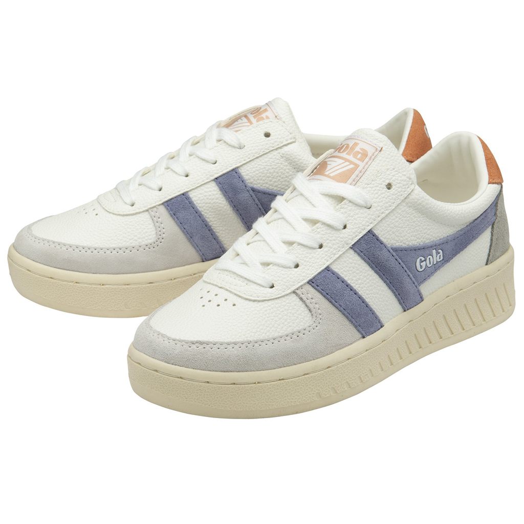 Gola Classics Grandslam Trident Sneakers Białe Lawenda Polska | 7398ETZWA