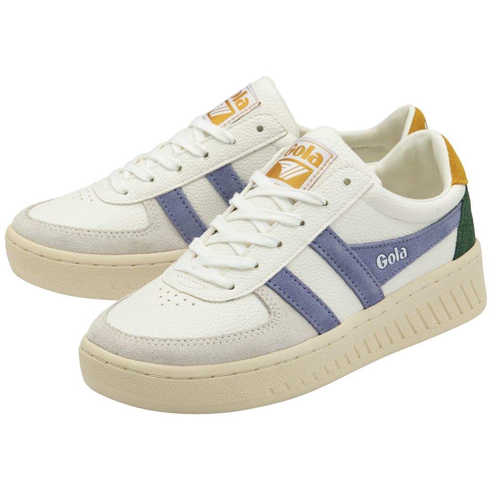 Gola Classics Grandslam Trident Sneakers Białe Lawenda Polska | 5706TWBIX