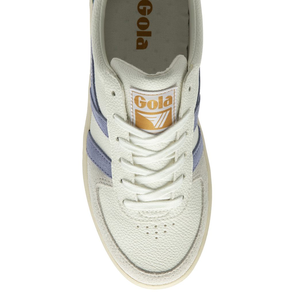 Gola Classics Grandslam Trident Sneakers Białe Lawenda Polska | 5706TWBIX