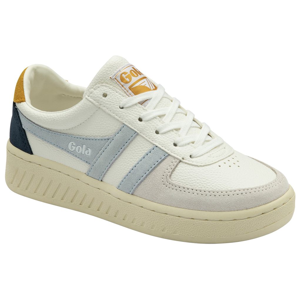 Gola Classics Grandslam Trident Sneakers Białe Niebieskie Polska | 9405DMIBZ