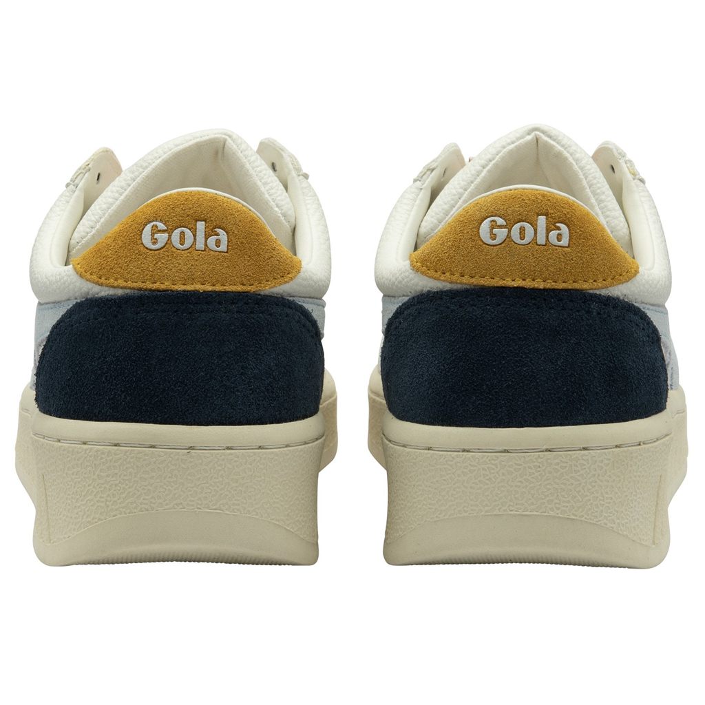 Gola Classics Grandslam Trident Sneakers Białe Niebieskie Polska | 9405DMIBZ
