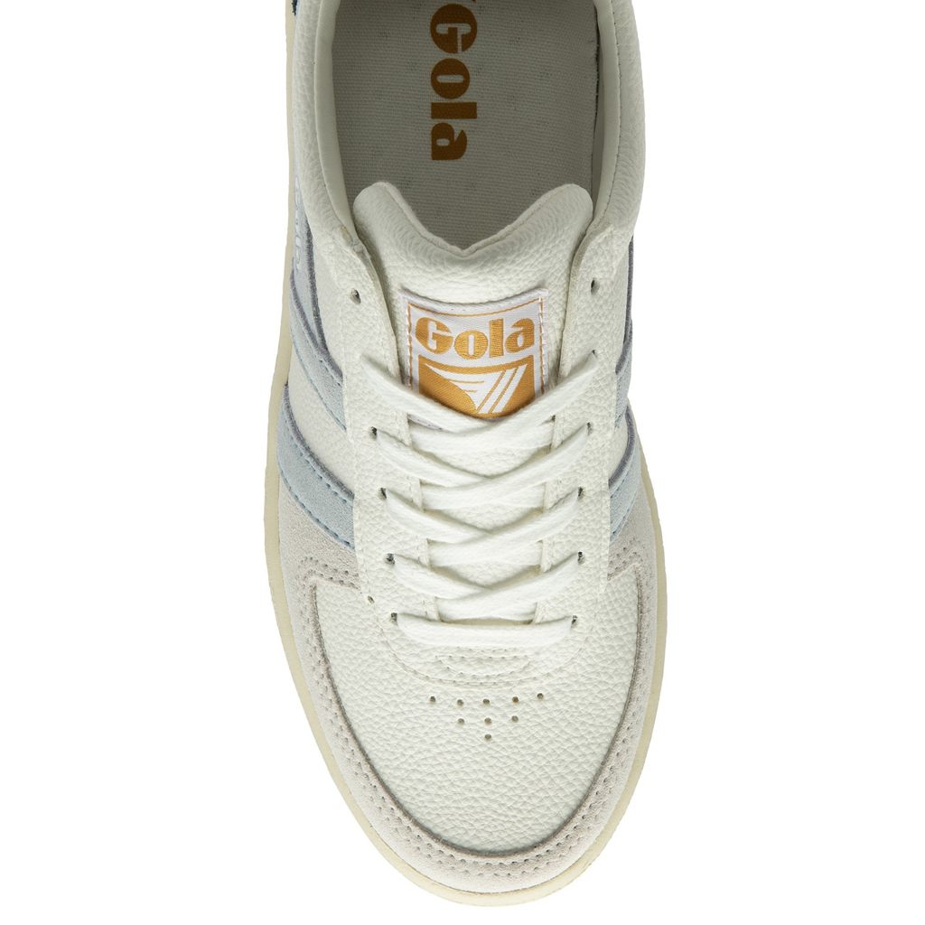 Gola Classics Grandslam Trident Sneakers Białe Niebieskie Polska | 9405DMIBZ