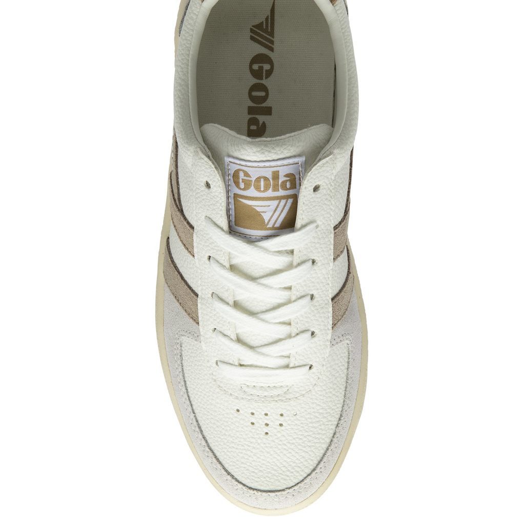 Gola Classics Grandslam Trident Sneakers Białe Szare Polska | 0729NZJUD