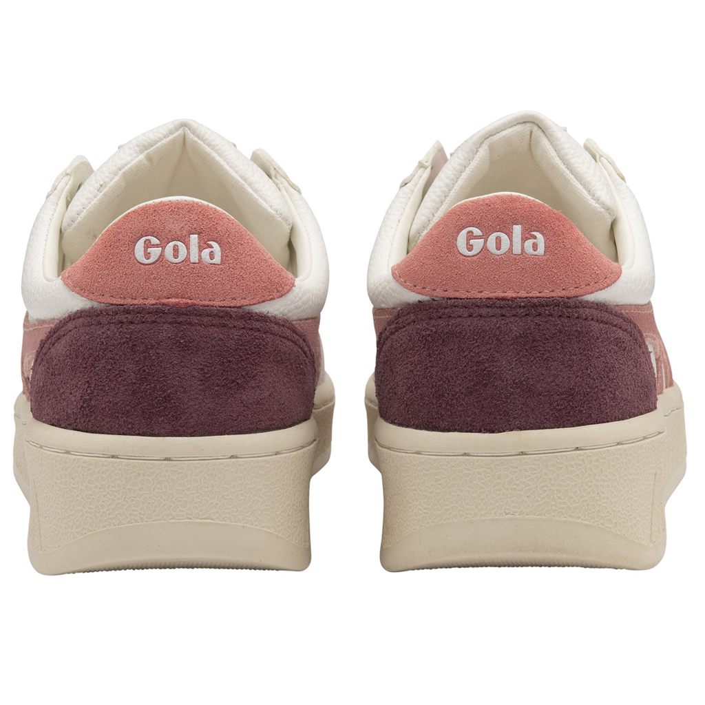 Gola Classics Grandslam Trident Sneakers Białe Różowe Koralowe Różowe Polska | 8091OUQVA