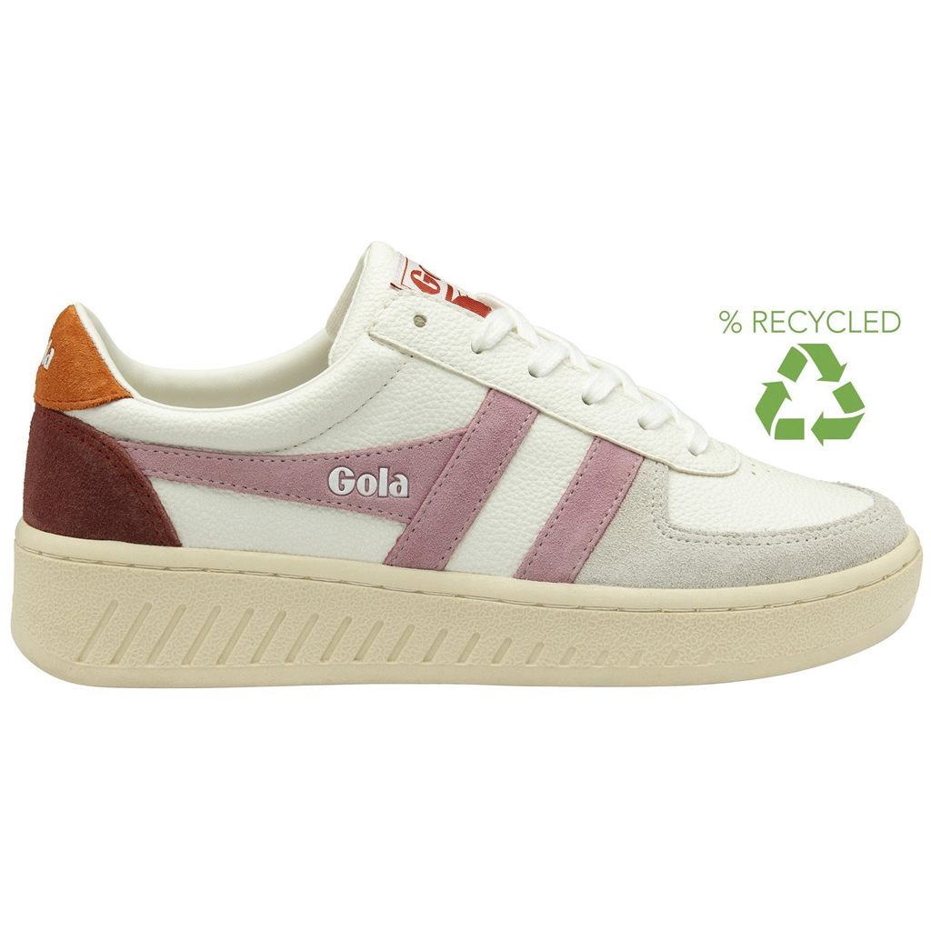 Gola Classics Grandslam Trident Sneakers Białe Pomarańczowe Polska | 2094NGXZE