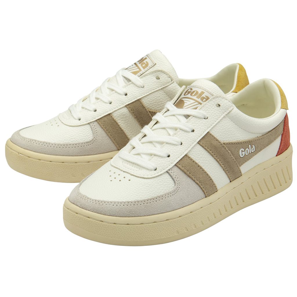 Gola Classics Grandslam Trident Sneakers Białe Polska | 2318RGBOE