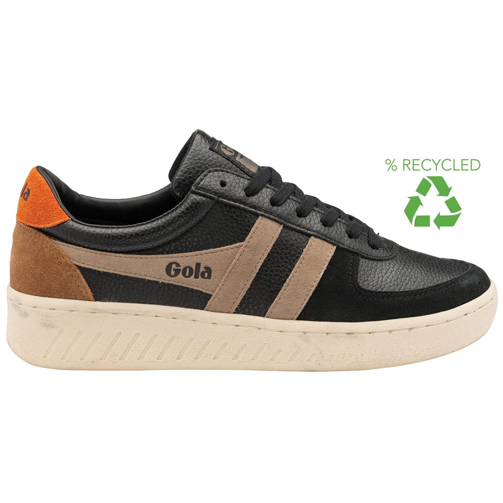Gola Classics Grandslam Trident Sneakers Czarne Pomarańczowe Polska | 2079UEWDK