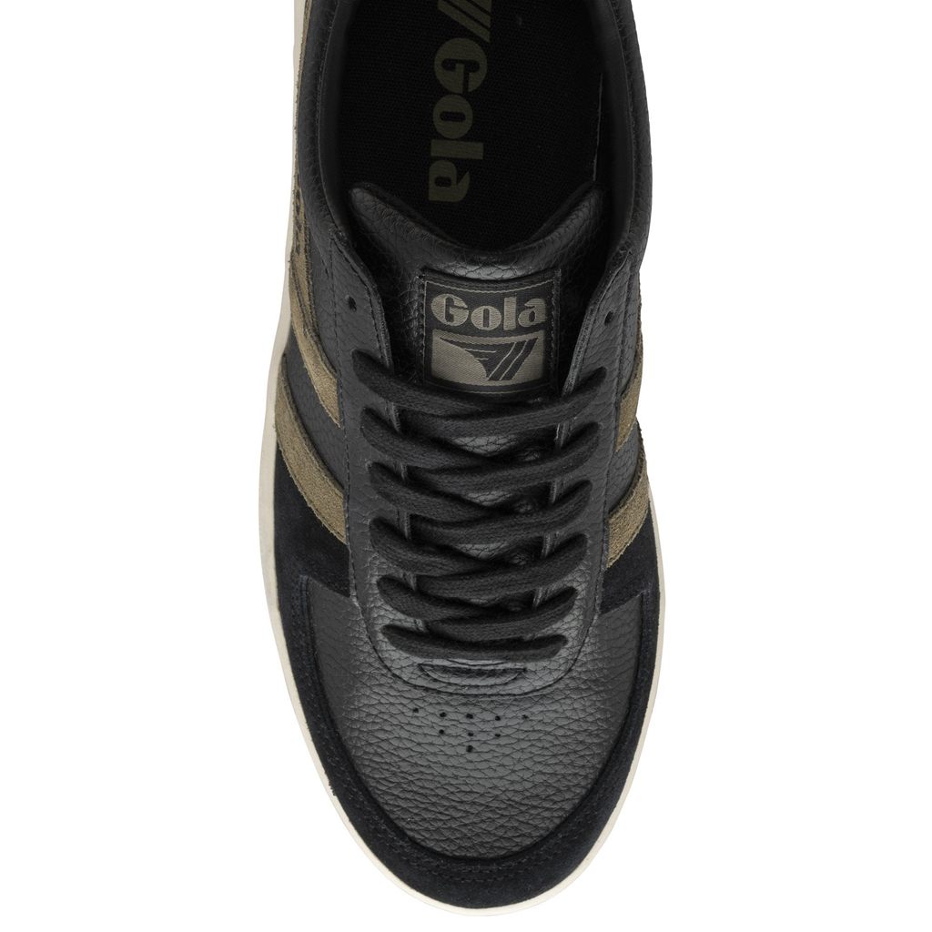 Gola Classics Grandslam Trident Sneakers Czarne Pomarańczowe Polska | 2079UEWDK