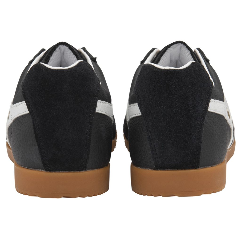Gola Classics Harrier Leather Sneakers Czarne Białe Białe Polska | 0734LYSOX