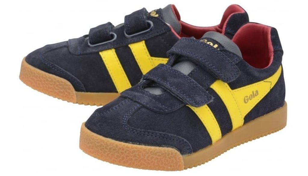 Gola Classics Harrier Strap Sneakers Granatowe Czerwone Polska | 7543BGQEJ