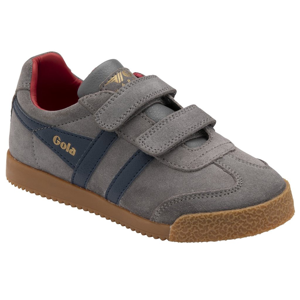 Gola Classics Harrier Strap Sneakers Granatowe Jasny Czerwone Polska | 3478FTBUW